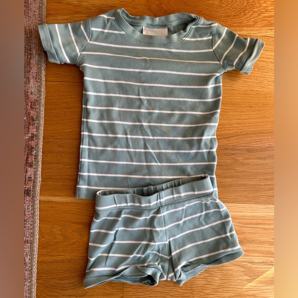 Lake pajamas - blue & white- size 2T